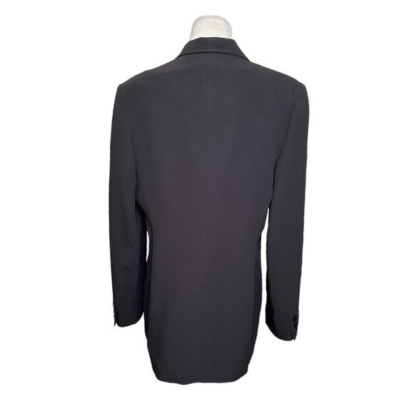 Emanuel Ungaro vintage brown three button blazer size 14 - Picture 3 of 8